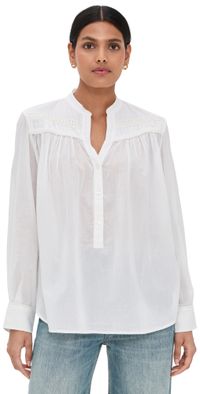 Nili Lotan Clarys Top Ivory L