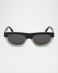 Imperial Two-Tone Acetate Sunglasses