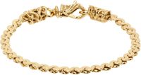 Emanuele Bicocchi Gold Infinity Loop S-Link Bracelet
