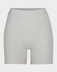 Cotton Rib Logo Boxers