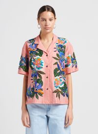 Scotch And Soda - Chemise Col V imprimé en coton bio - Taille 40 - Multicolore
