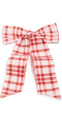 Hill House Home The Belle Bow Watercolor Gingham/Cherry One Size