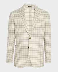 Men's Small Check Sport Coat