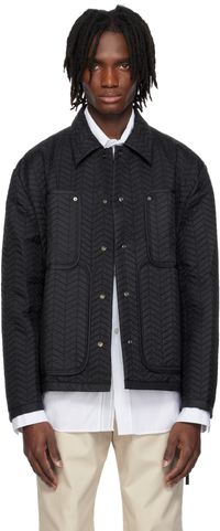 Craig Green Blouson de travail matelassé noir