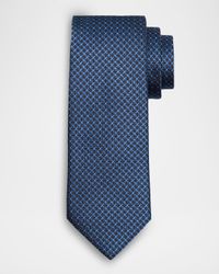 Men's Micro-Box Silk Jacquard Tie