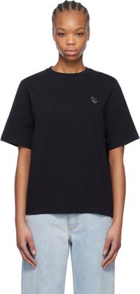 Maison Kitsuné Black Bold Fox Head Patch Comfort T-shirt