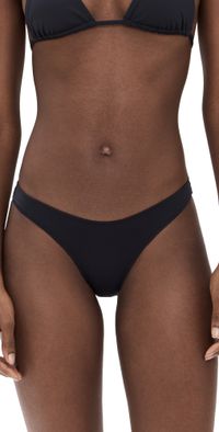 Frankies Bikinis Dove Bikini Bottoms Black S