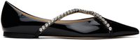 Jimmy Choo Black Genevi Ballerina Flats