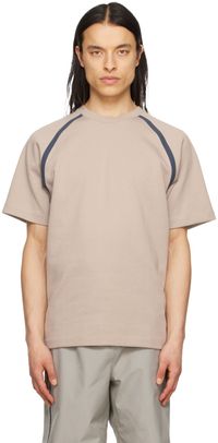 Norse Projects ARKTISK Taupe Taped Seam T-Shirt