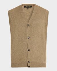 Men's Baby Cashmere Knit Classic-Fit Vest