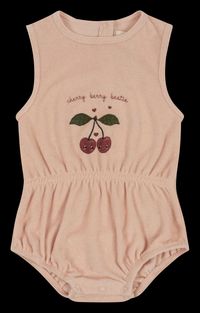 Konges Slojd - Body col rond en coton mélangé - Taille 9mois - Rose