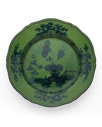 Oriente Italiano Dinner Plate, Malachite