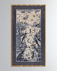 Delft Blue Giclee on Stretched Canvas, 30" x 54"