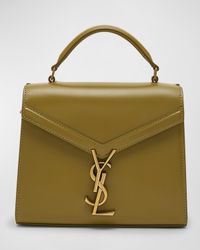Cassandre Mini Monogram YSL Box Calf Top-Handle Bag