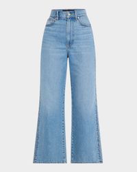 Taylor Crop High-Rise Wide Jeans