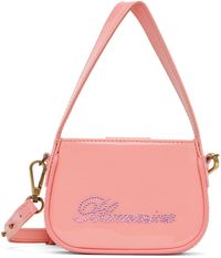 Blumarine Pink Mini Rhinestone Bag