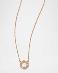18K Yellow Gold Della Diamond Pendant Necklace