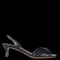 Rivecour - Sandales à talon en cuir vernis - Taille 41 - Bleu