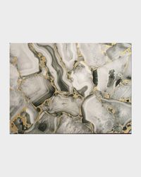 Grey Stone Lacquer Rectangle Placemat