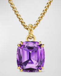 Marbella Enhancer with Gemstones in 18K Gold, 22x20mm