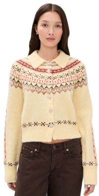 Guest in Residence Cloud Chalet Cardigan Mist Combo L