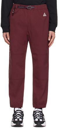 Nike Burgundy Trail Trousers