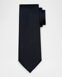 Men's Solid Pindot Silk Tie