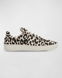 Men's Curb Lite Printed Calf Hair Sneakers