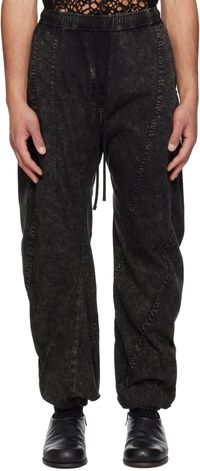 Julius Black Hellion Curved Trousers