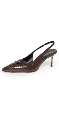 Veronica Beard Rashida Heels Mocha 8.5