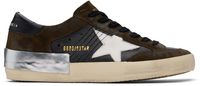 Golden Goose Black & Brown Super-Star Penstar Sneakers