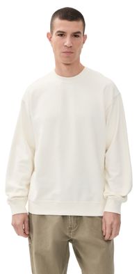 Madewell Woodland Reverse Crewneck Vintage Ivory L