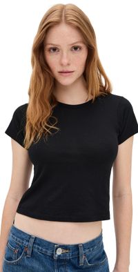Éterne Short Sleeve Baby Tee Black L