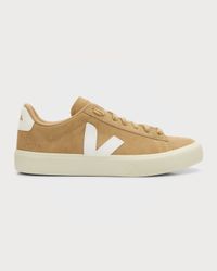 Campo Bicolor Leather Low-Top Sneakers