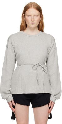 Baserange Gray Shaw Long Sleeve T-Shirt