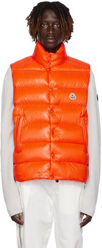 Moncler Orange Tibb Down Vest