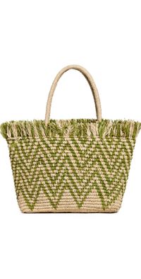 Mar Y Sol Bahia Tote Emerald One Size