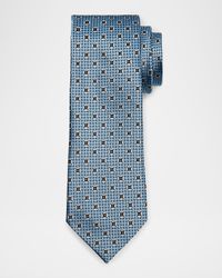 Men's Woven Medallion Tie
