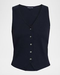 Hoorne Rib-Knit Vest