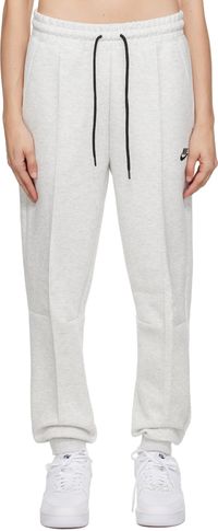 Nike Gray Double-Faced Lounge Pants