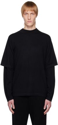 LISA YANG Black Ancell T-Shirt