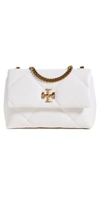 Tory Burch Small Kira Diamond Convertible Shoulder Bag Blanc One Size