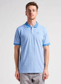 Knowledge Cotton Apparel - Polo en coton organique piqué - Taille XL - Bleu