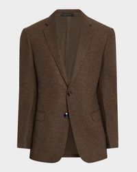 Men's Textured Wool and Cashmere G Line Sport Coat
