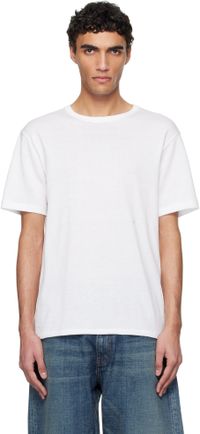 nanamica White Loopwheel COOLMAX Jersey T-shirt