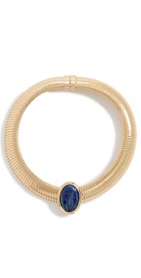 Julietta Opyum Necklace Gold/Blue One Size