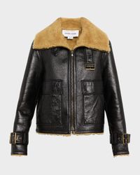 Danika Leather Shearling Jacket