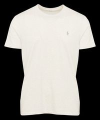 Polo Ralph Lauren - Tee-shirt col rond en coton - Taille XL - Gris