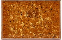 Edie Parker Plateau orange et noir