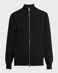Cashmere Knit Zip Jacket